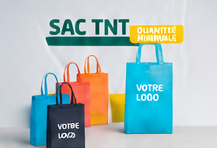 Mockup sacs TNT personnalisés