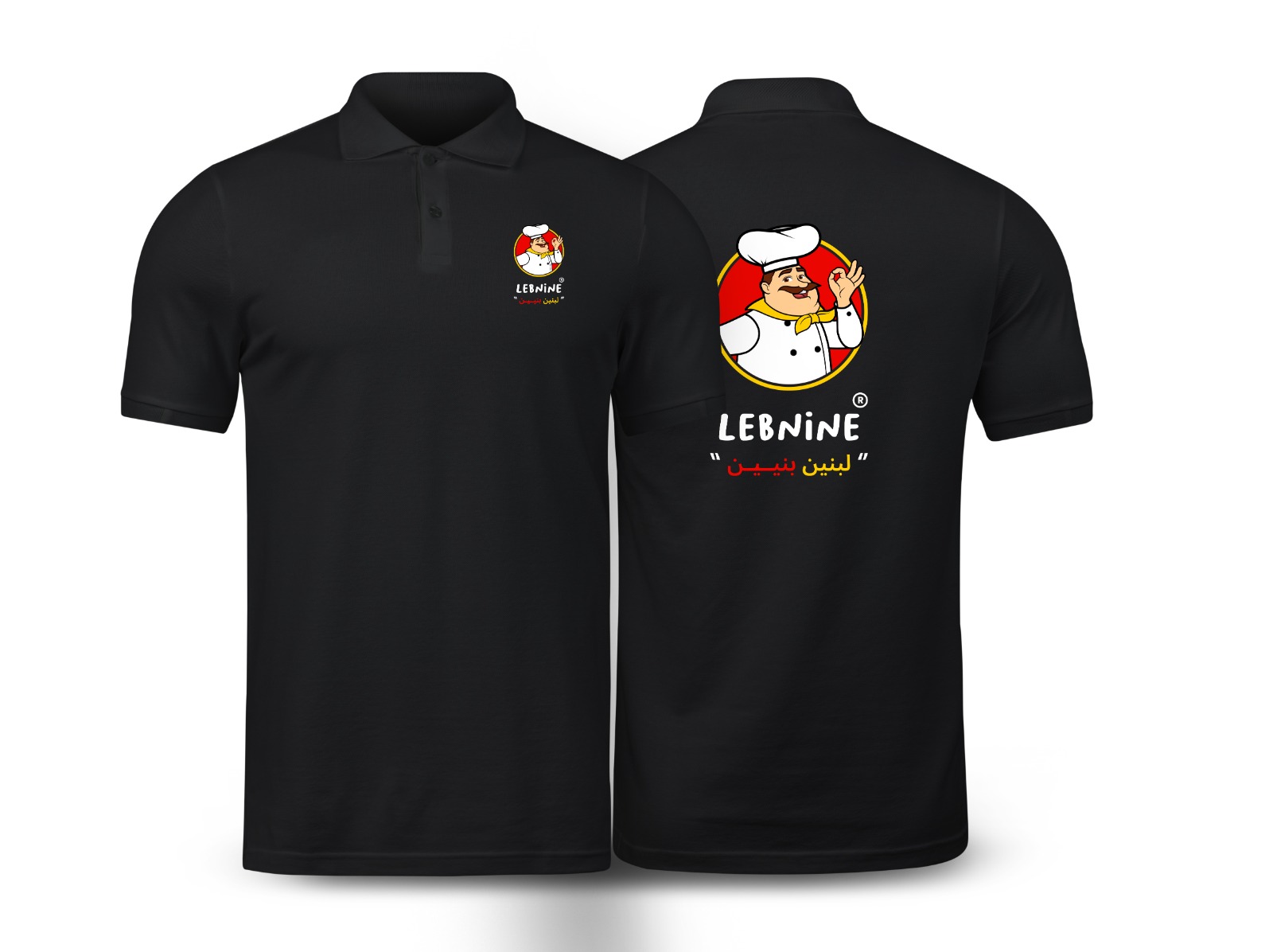 Mockup polos brodés Lebnine
