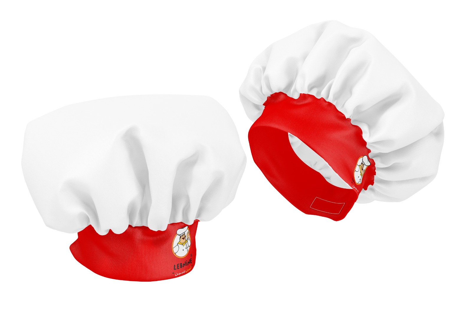 Mockup toques de chef Lebnine