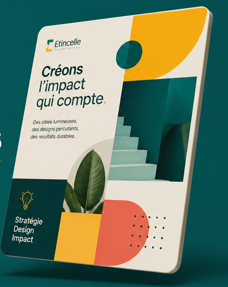 Brochure Étincelle Design Agency — Créons l'impact qui compte